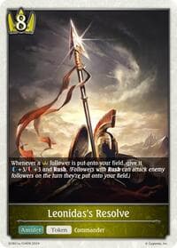 Leonidas's Resolve - GFB01: Guide to Glory - Shadowverse: Evolve card