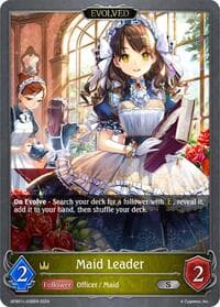 Maid Leader (Evolved) (GFB01c-038EN) - GFB01: Guide to Glory - Shadowverse: Evolve card