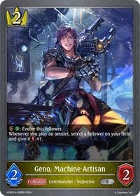 Geno, Machine Artisan (GFB01d-036EN) - GFB01: Guide to Glory - Shadowverse: Evolve card