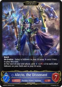 Alecto, the Dissonant (Evolved) - GFB01: Guide to Glory - Shadowverse: Evolve card