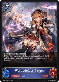 Worldwielder Ginger - GFB01: Guide to Glory - Shadowverse: Evolve card
