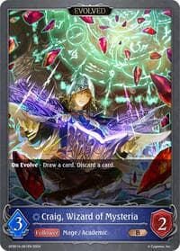 Craig, Wizard of Mysteria (GFB01b-061EN) (Evolved) - GFB01: Guide to Glory - Shadowverse: Evolve card