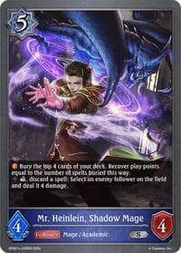 Mr. Heinlein, Shadow Mage - GFB01: Guide to Glory - Shadowverse: Evolve card