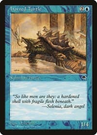 Horned Turtle - Tempest - Magic: The Gathering card