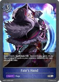 Fate's Hand - GFB01: Guide to Glory - Shadowverse: Evolve card