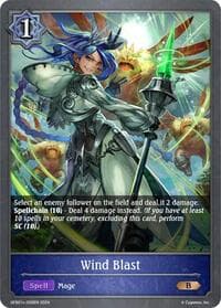 Wind Blast - GFB01: Guide to Glory - Shadowverse: Evolve card