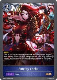 Sorcery Cache - GFB01: Guide to Glory - Shadowverse: Evolve card