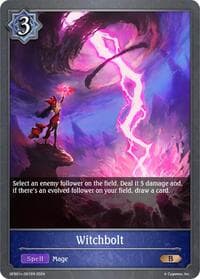 Witchbolt - GFB01: Guide to Glory - Shadowverse: Evolve card
