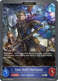 Iron Staff Mechanic (Evolved) - GFB01: Guide to Glory - Shadowverse: Evolve card