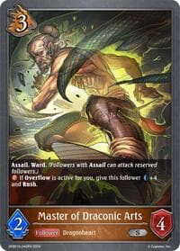 Master of Draconic Arts - GFB01: Guide to Glory - Shadowverse: Evolve card