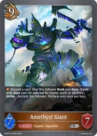 Amethyst Giant - GFB01: Guide to Glory - Shadowverse: Evolve card