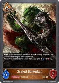Scaled Berserker - GFB01: Guide to Glory - Shadowverse: Evolve card