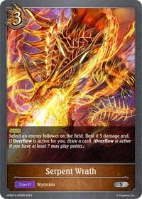 Serpent Wrath (GFB01d-042EN) - GFB01: Guide to Glory - Shadowverse: Evolve card