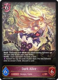 Dark Alice - GFB01: Guide to Glory - Shadowverse: Evolve card