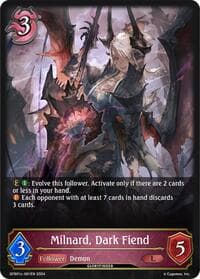 Milnard, Dark Fiend - GFB01: Guide to Glory - Shadowverse: Evolve card