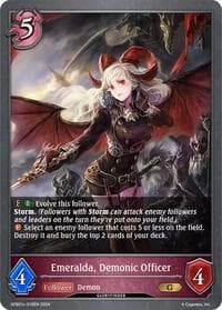Emeralda, Demonic Officer - GFB01: Guide to Glory - Shadowverse: Evolve card