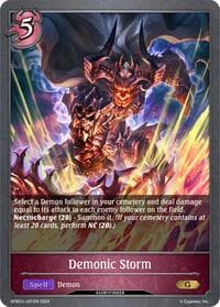 Demonic Storm - GFB01: Guide to Glory - Shadowverse: Evolve card