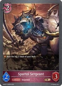Spartoi Sergeant - GFB01: Guide to Glory - Shadowverse: Evolve card