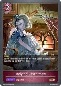 Undying Resentment (GFB01c-065EN) - GFB01: Guide to Glory - Shadowverse: Evolve card