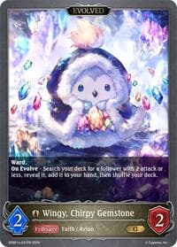 Wingy, Chirpy Gemstone (Evolved) - GFB01: Guide to Glory - Shadowverse: Evolve card