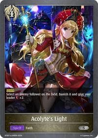 Acolyte's Light (GFB01a-048EN) - GFB01: Guide to Glory - Shadowverse: Evolve card