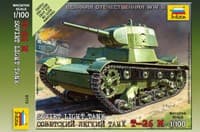 Operation Barbarossa 1941: Soviet Light Tank T-26 M - Zvezda - Boardgames card