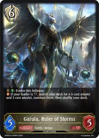 Garula, Ruler of Storms - GFB01: Guide to Glory - Shadowverse: Evolve card