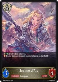Jeanne d'Arc - GFB01: Guide to Glory - Shadowverse: Evolve card