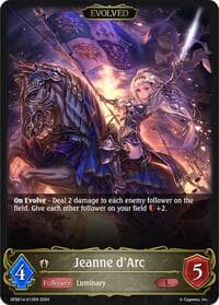 Jeanne d'Arc (Evolved) - GFB01: Guide to Glory - Shadowverse: Evolve card