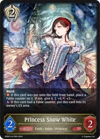 Princess Snow White - GFB01: Guide to Glory - Shadowverse: Evolve card