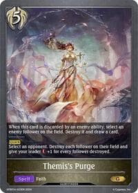 Themis's Purge - GFB01: Guide to Glory - Shadowverse: Evolve card