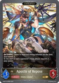Apostle of Repose (Evolved) - GFB01: Guide to Glory - Shadowverse: Evolve card
