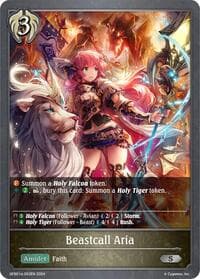Beastcall Aria - GFB01: Guide to Glory - Shadowverse: Evolve card