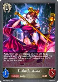Snake Priestess - GFB01: Guide to Glory - Shadowverse: Evolve card