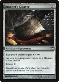 Butcher's Cleaver - Innistrad - Magic: The Gathering card