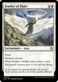 Feather of Flight - Bloomburrow - Magic: The Gathering card