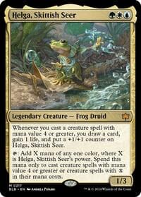 Helga, Skittish Seer - Bloomburrow - Magic: The Gathering card