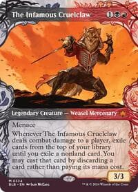 The Infamous Cruelclaw (Showcase) - Bloomburrow - Magic: The Gathering card