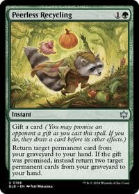Peerless Recycling - Bloomburrow - Magic: The Gathering card
