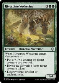 Hivespine Wolverine - Bloomburrow - Magic: The Gathering card