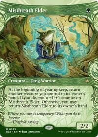 Mistbreath Elder (Showcase) - Bloomburrow - Magic: The Gathering card