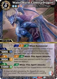 Water Wyrm Caldera Dragon - Strangers in the Sky - Battle Spirits Saga card