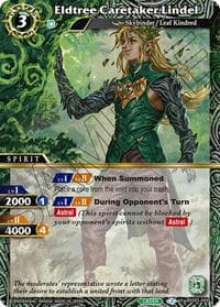 Eldtree Caretaker Lindel - Strangers in the Sky - Battle Spirits Saga card