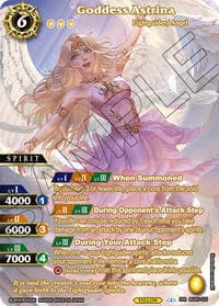 Goddess Astrina (SPR) - Strangers in the Sky - Battle Spirits Saga card