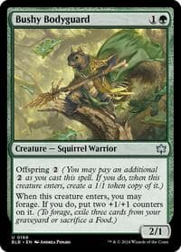 Bushy Bodyguard - Bloomburrow - Magic: The Gathering card