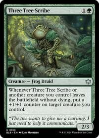 Three Tree Scribe - Bloomburrow - Magic: The Gathering card