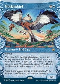 Mockingbird (Showcase) - Bloomburrow - Magic: The Gathering card