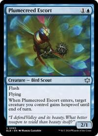 Plumecreed Escort - Bloomburrow - Magic: The Gathering card