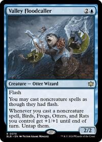 Valley Floodcaller - Bloomburrow - Magic: The Gathering card