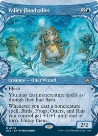 Valley Floodcaller (Showcase) - Bloomburrow - Magic: The Gathering card
